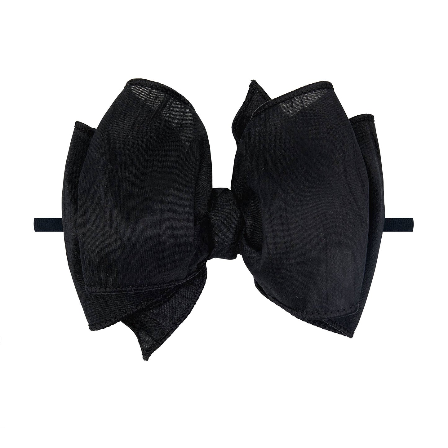 Baby Bling® Faux Silk Big Classic Bow Skinny on Nylon