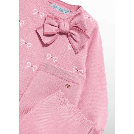 Baby Girl Knit Pants Set