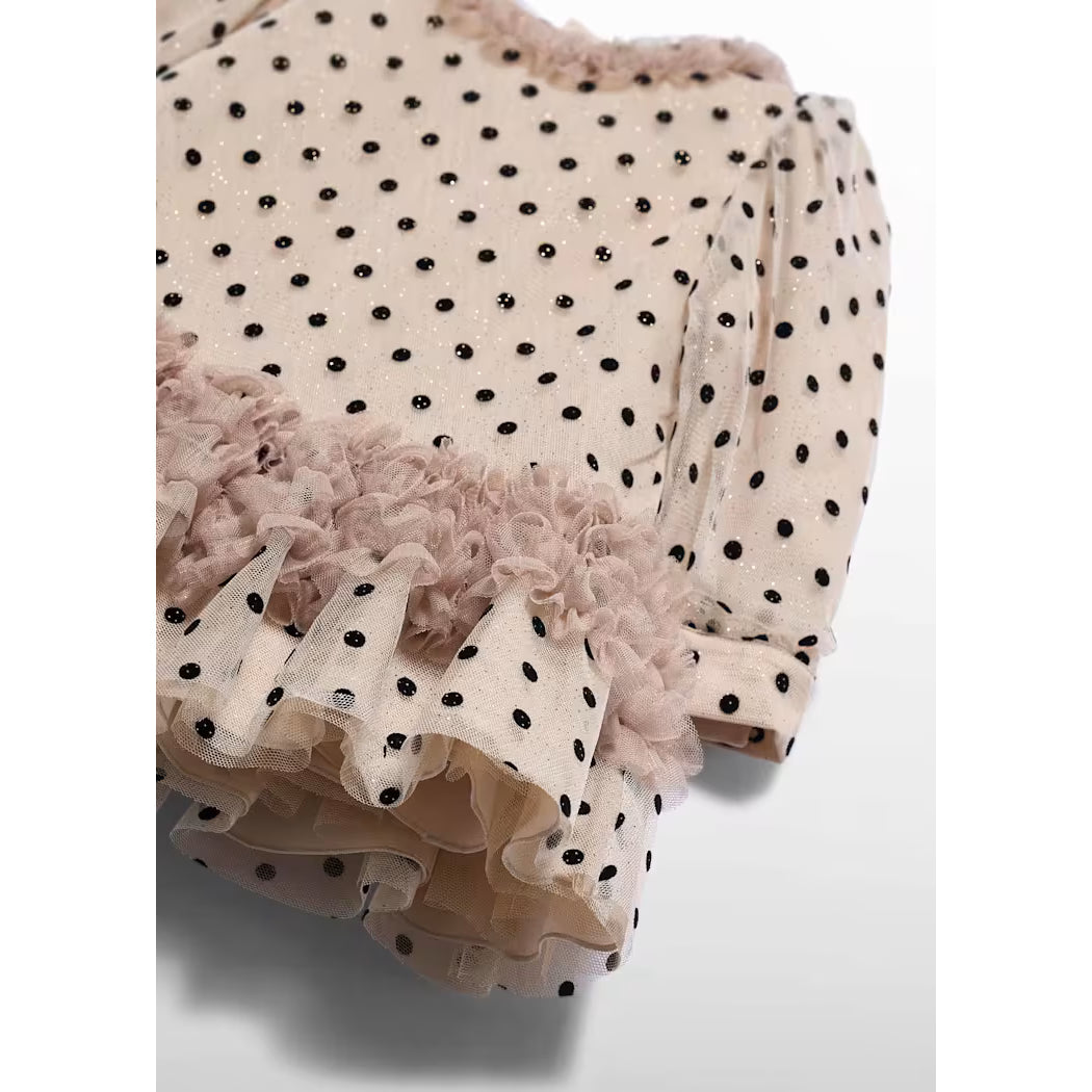 Tulle polka dots dress