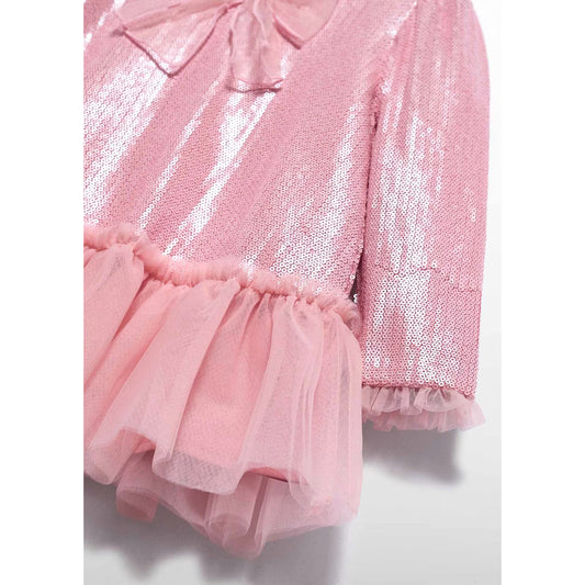Pink Sequins Dress