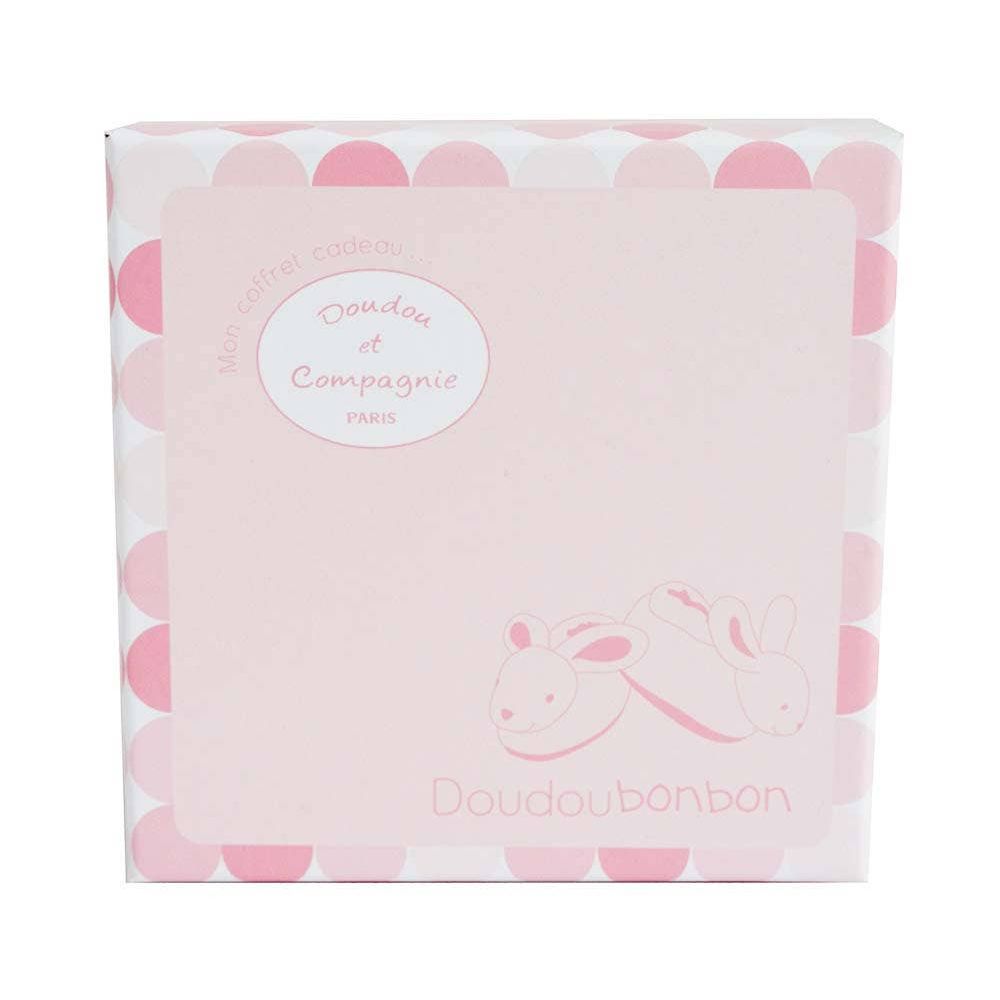Pink Bunny Booties with Rattle