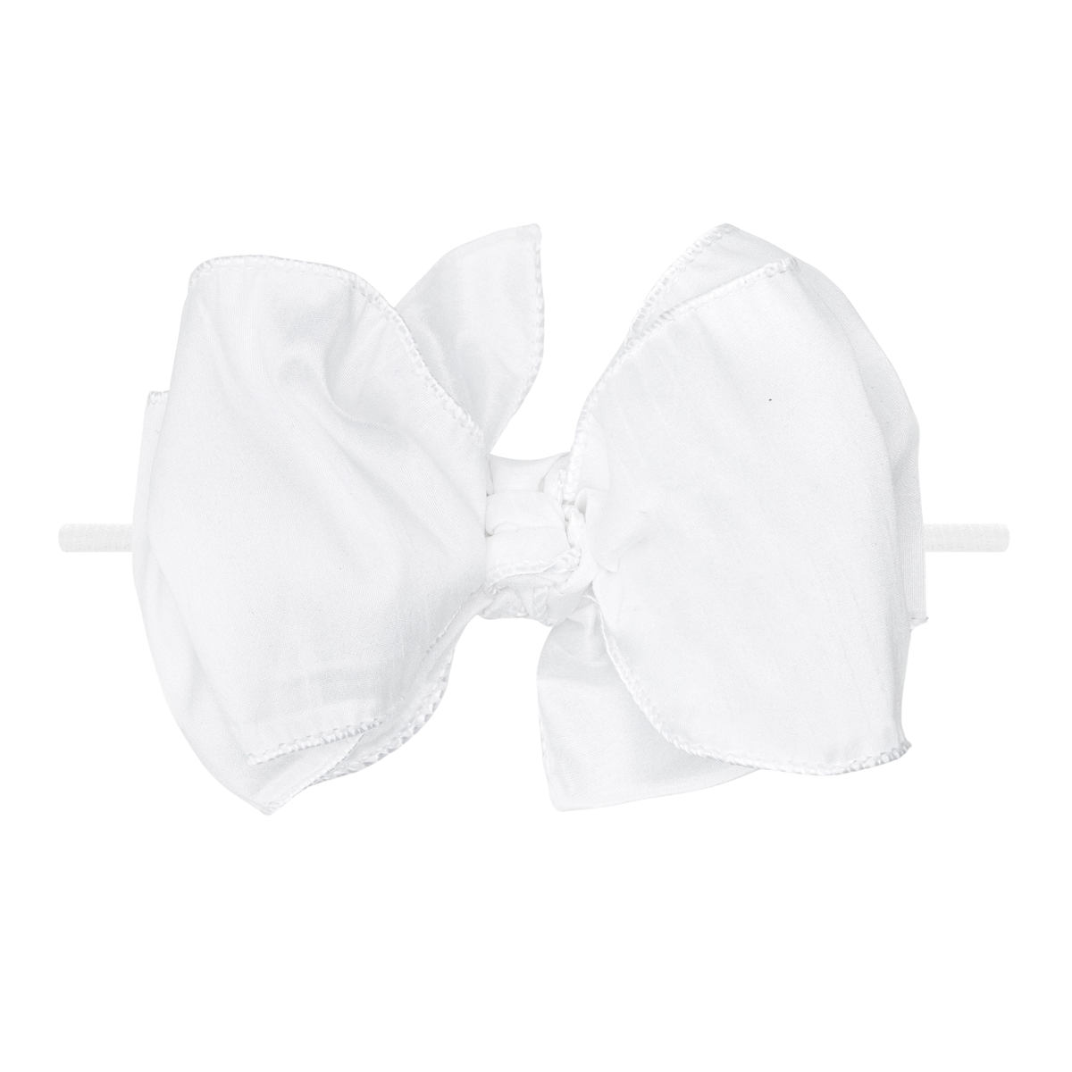 Baby Bling® Faux Silk Big Classic Bow Skinny on Nylon
