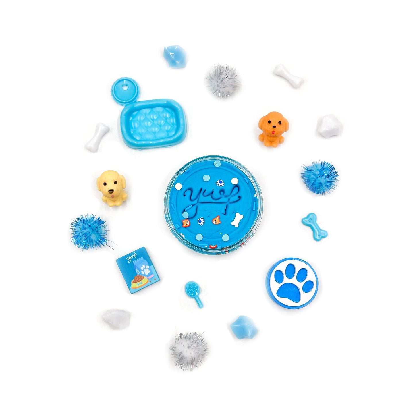Grab & Go Dough Jar - Blue Pet Shop - WS