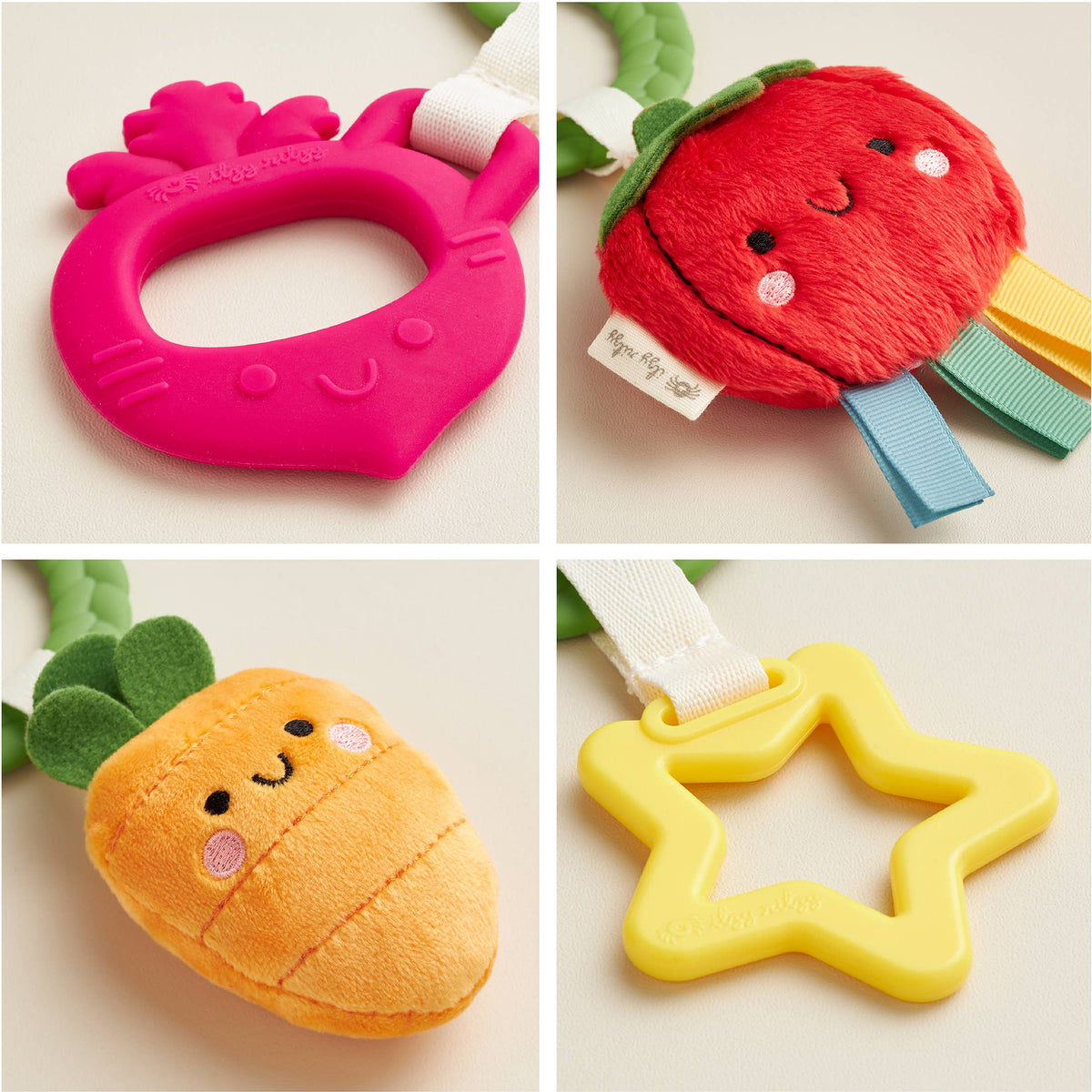 Bitzy Busy Ring™ Teething Activity Toy