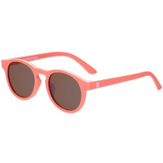 Kids Perfect Papaya Keyhole Sunglasses with Amber Lens