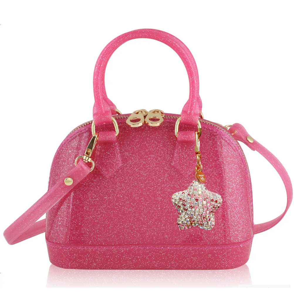 Cate in Hot Pink Sparkle: Charming Addition