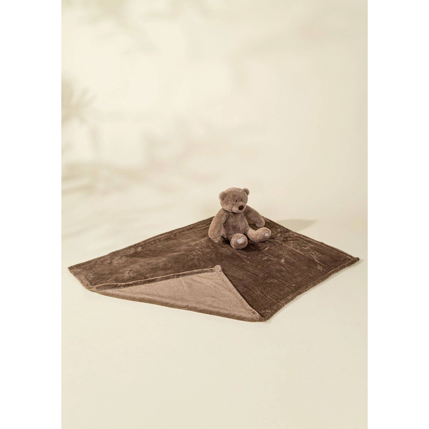 Bear Plush Toy Snuggling Blanket