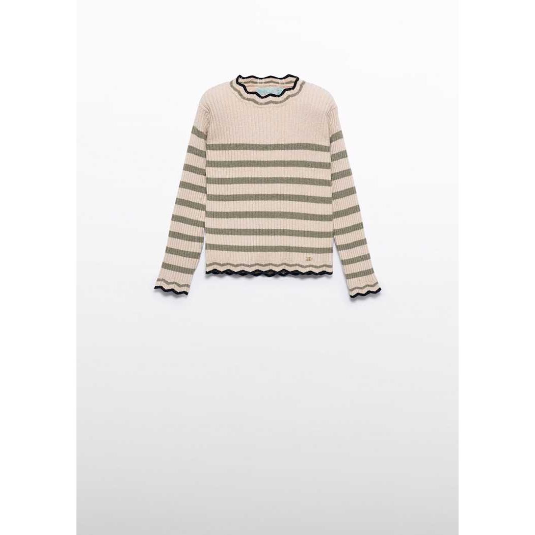 Girl Ribbed Knit Turtleneck