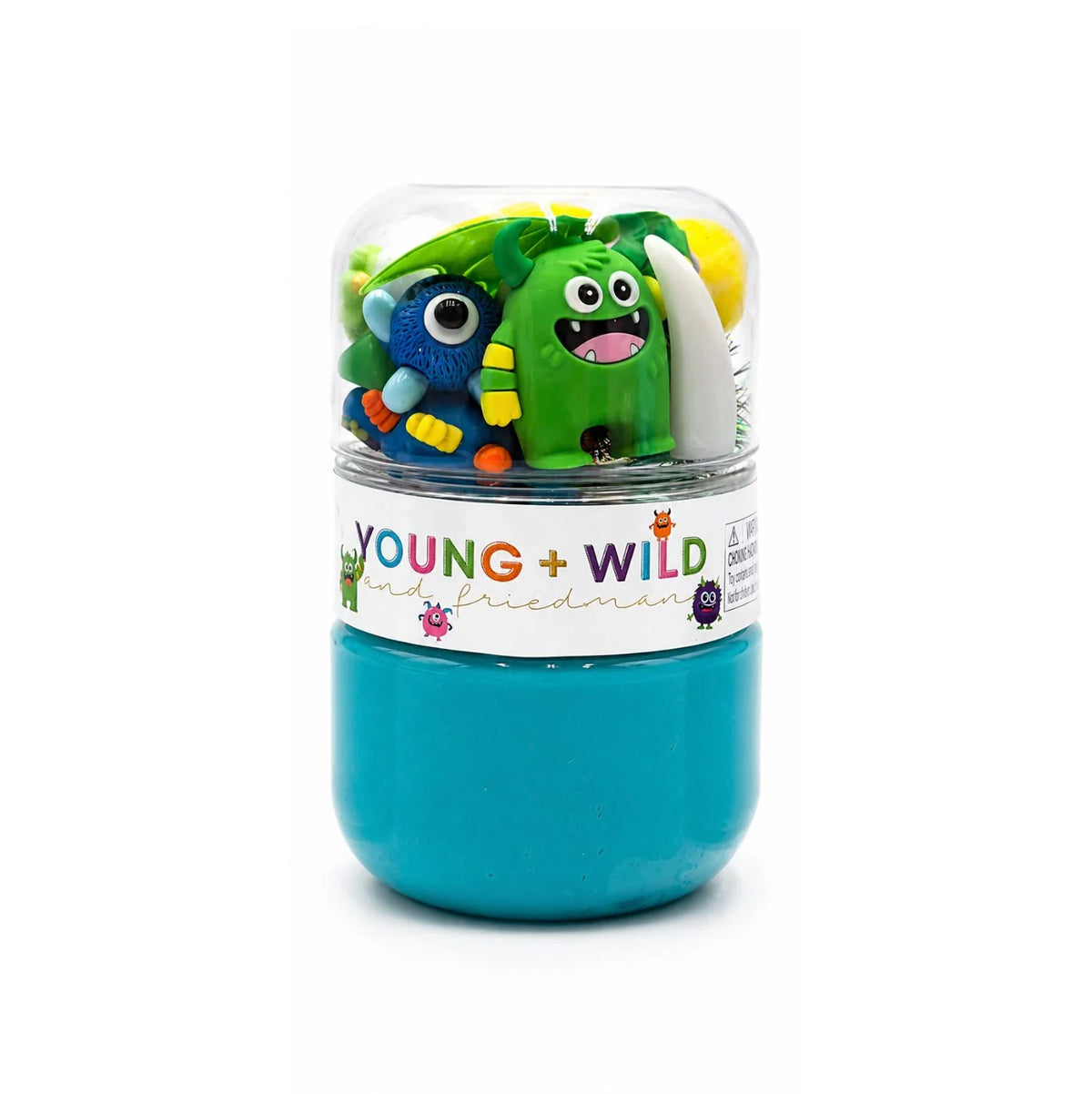 Grab and Go Dough Jar - Colorful monster