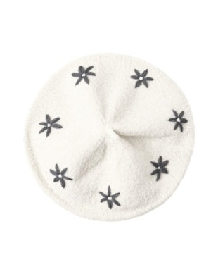 TULIP BERET MIDNIGHT DAISIES