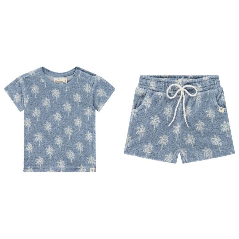 BABY SHORT SLEEVE TERRY SHORT SET