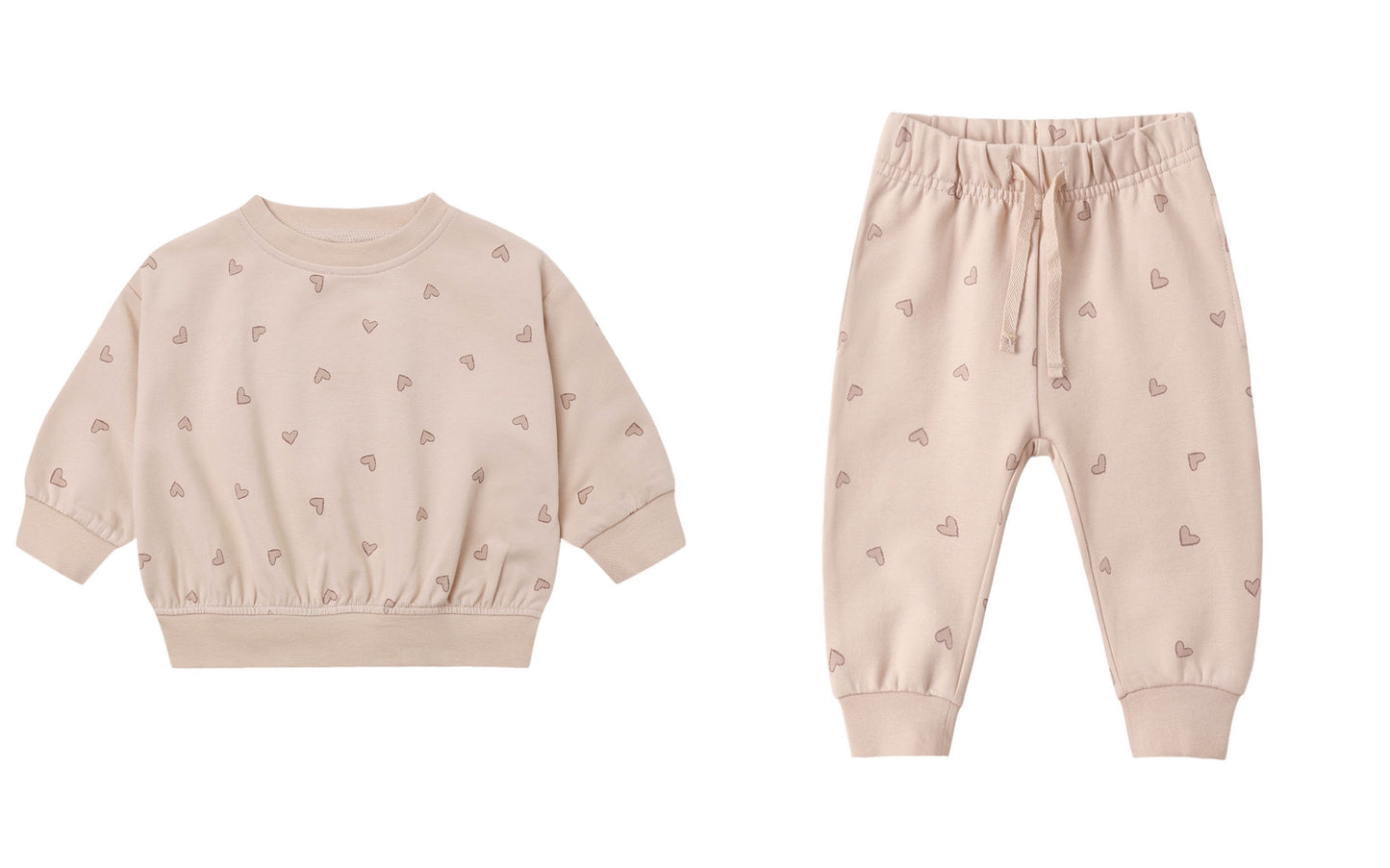 RELAXED SWEATSUIT HEARTS