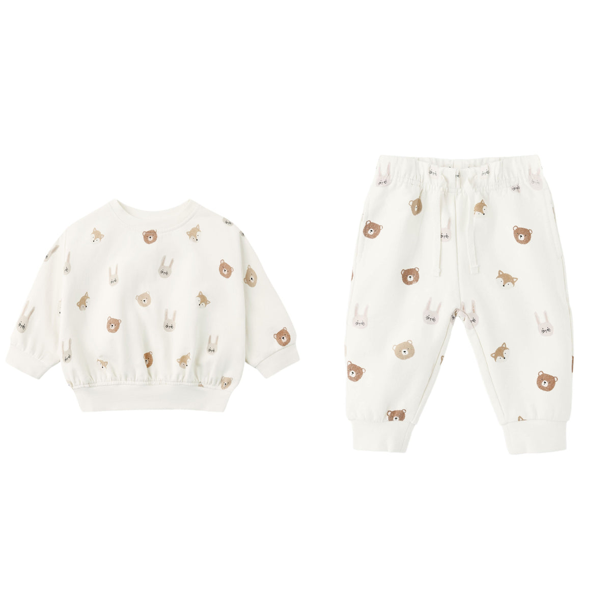 RELAXED FLEECE SWEATSUIT CRITTERS
