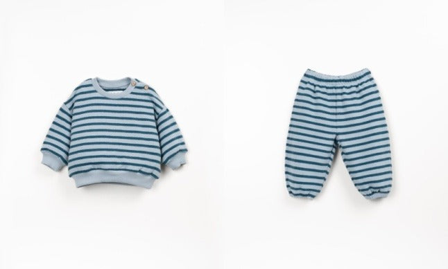 STRIPED JERSEY SWEATSUIT