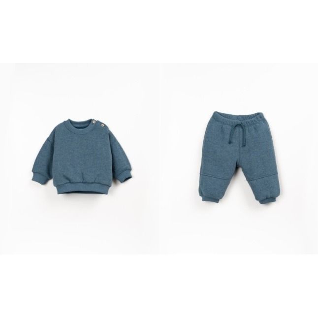 Blue Fleece Sweatsuit