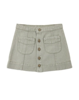DENVER MINI SKIRT DARK SAGE