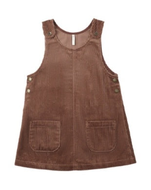 ODETTE OVERALL DRESS MULBERRY