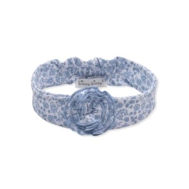 headband prt - fall blooms blue
