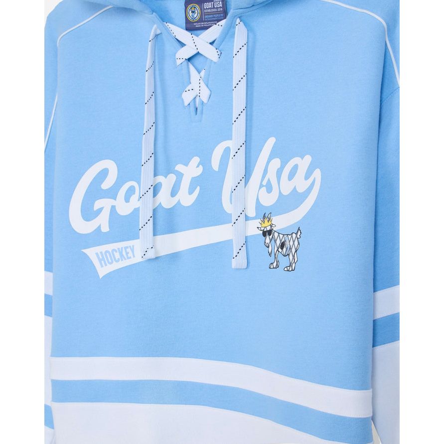 Hockey jersey hooded sweatshirt