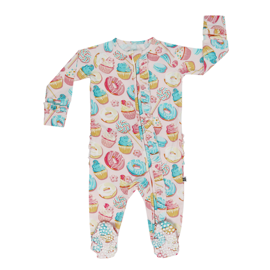So Much Love Ruffle Footie