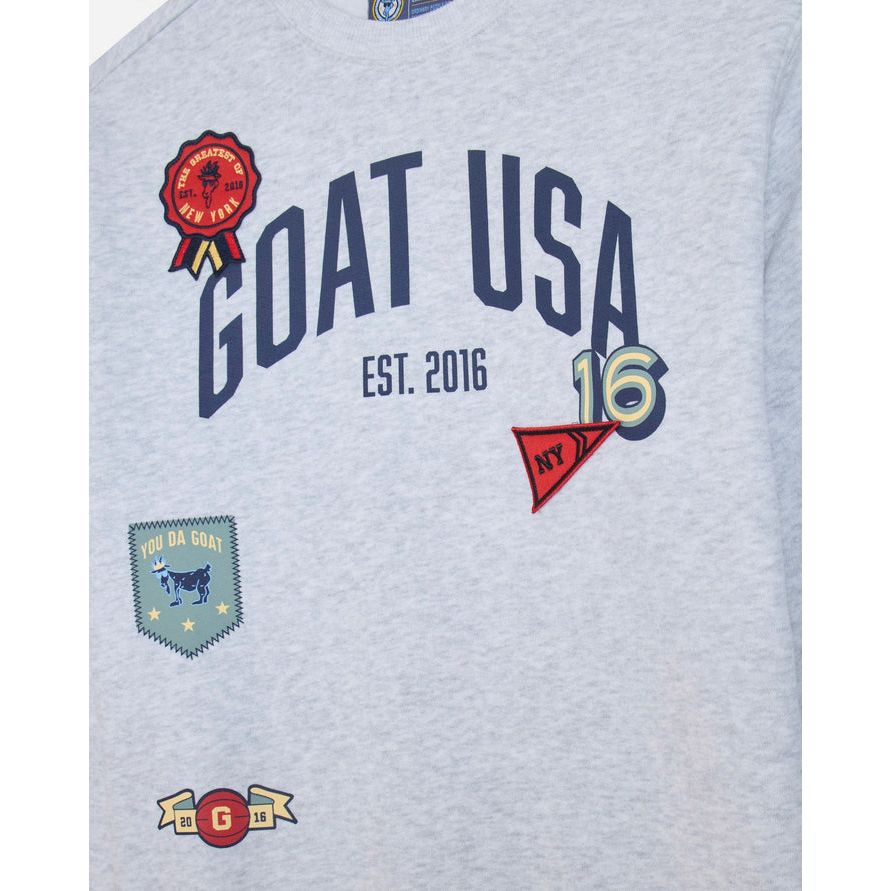 Patchwork Crewneck Sweatshirt