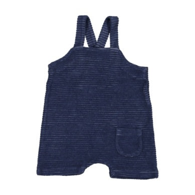 Navy Terry Romper