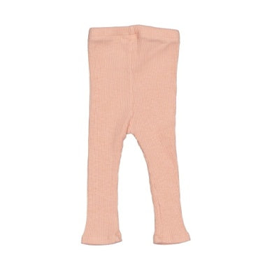 Cotton Ribbed Legging Pink