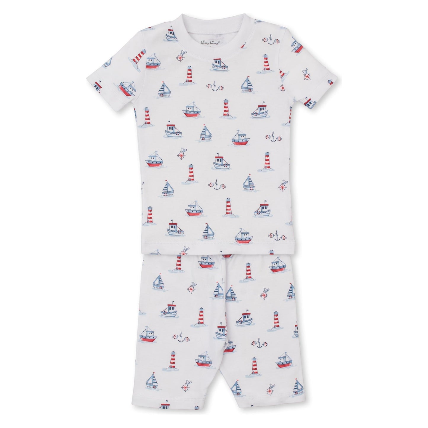 Seas The Day Short PJ Set