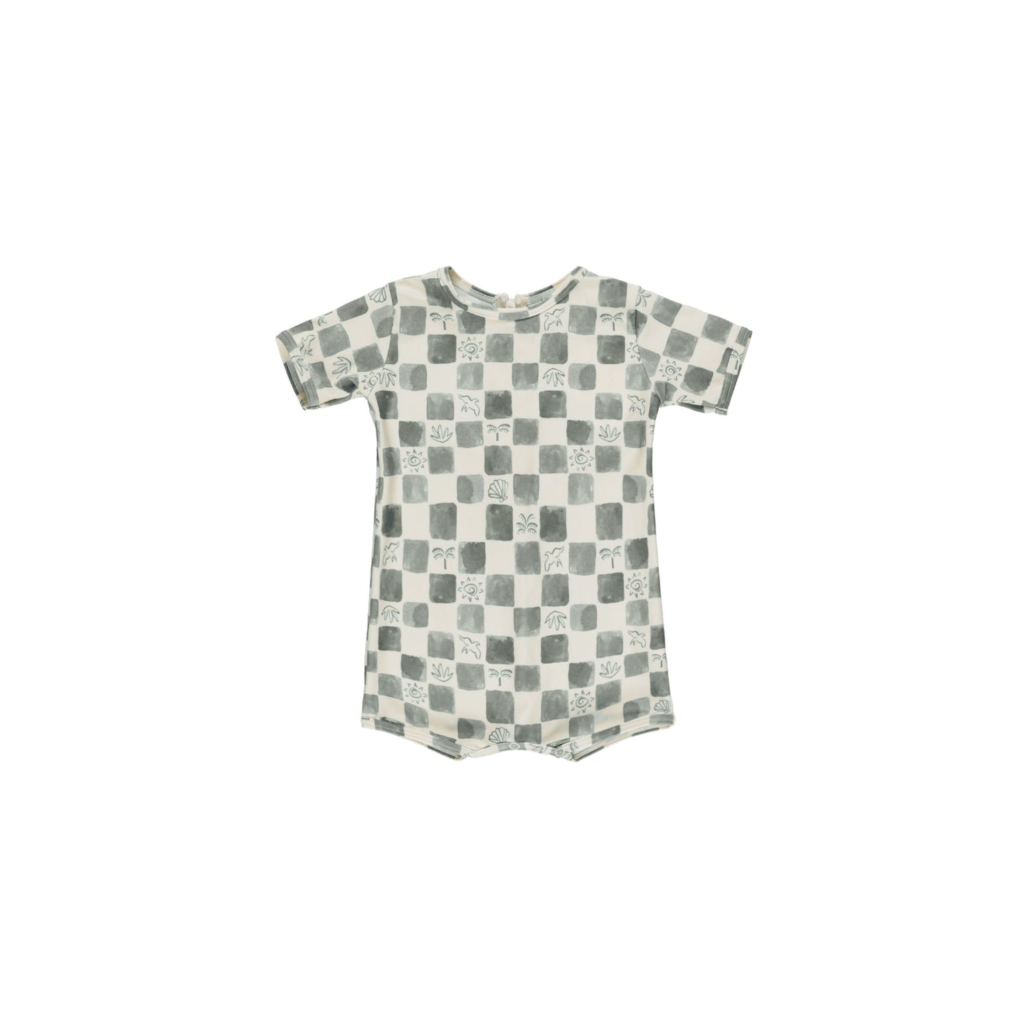 SHORTY ONE-PIECE || COASTAL CHECK