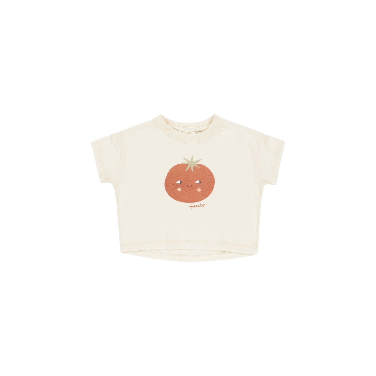 BOXY TEE || TOMATO