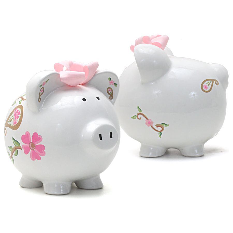 Paisley Piggy Bank