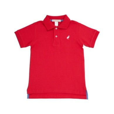 Prim and Proper Polo SS-Pima Red
