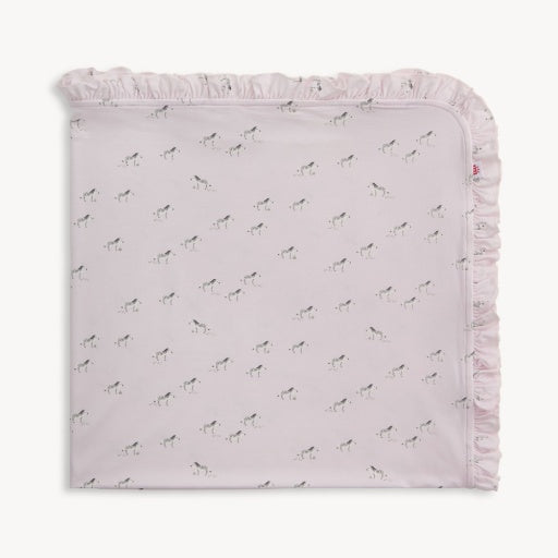 PINK SAVANNAH PLAINS MODAL RUFF BLANKET