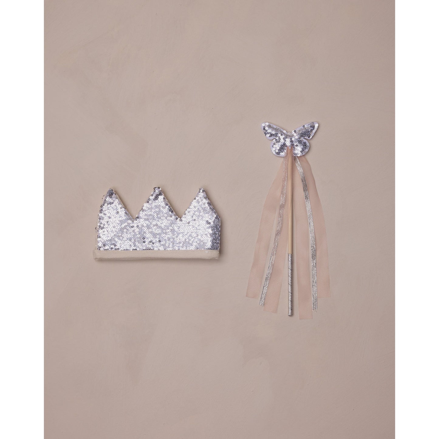 CROWN + WAND | SILVER SEQUIN