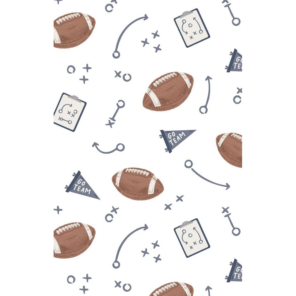 Touchdown Time - Navy - 2 Way Zipper Romper