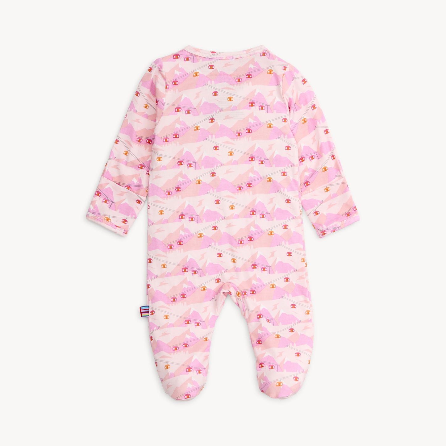 Pink Apres Chic Modal Footie