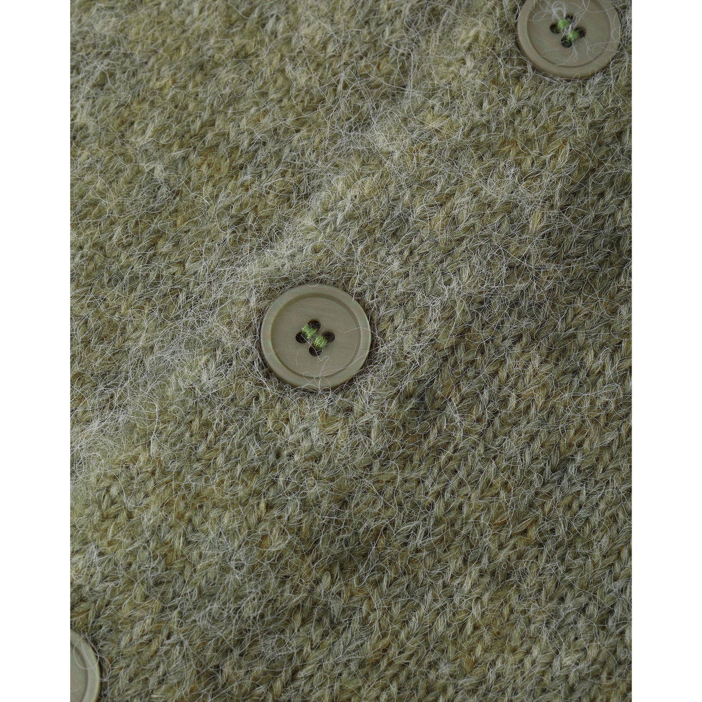 FUZZY CARDIGAN || EVERGREEN