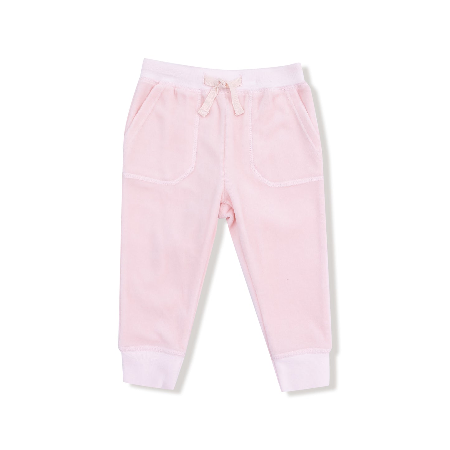 Velour Teddy Bear - Zip Peplum Hoodie + Jogger