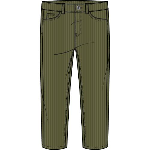 PANT WOVEN-GREEN DUSTY