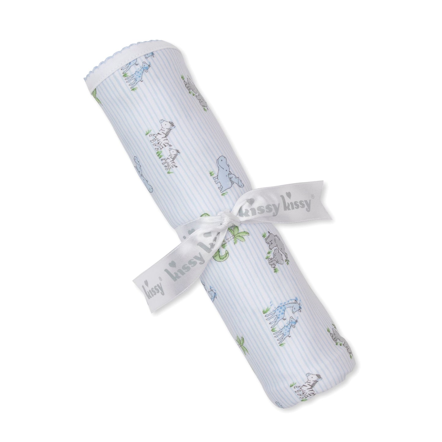 Blanket Print Blue Safari
