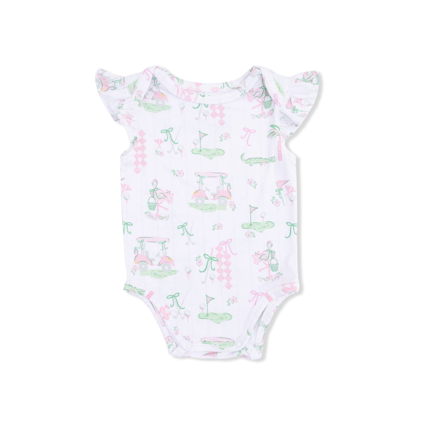 Pretty Golf - Ruffle Sleeve Bodysuit