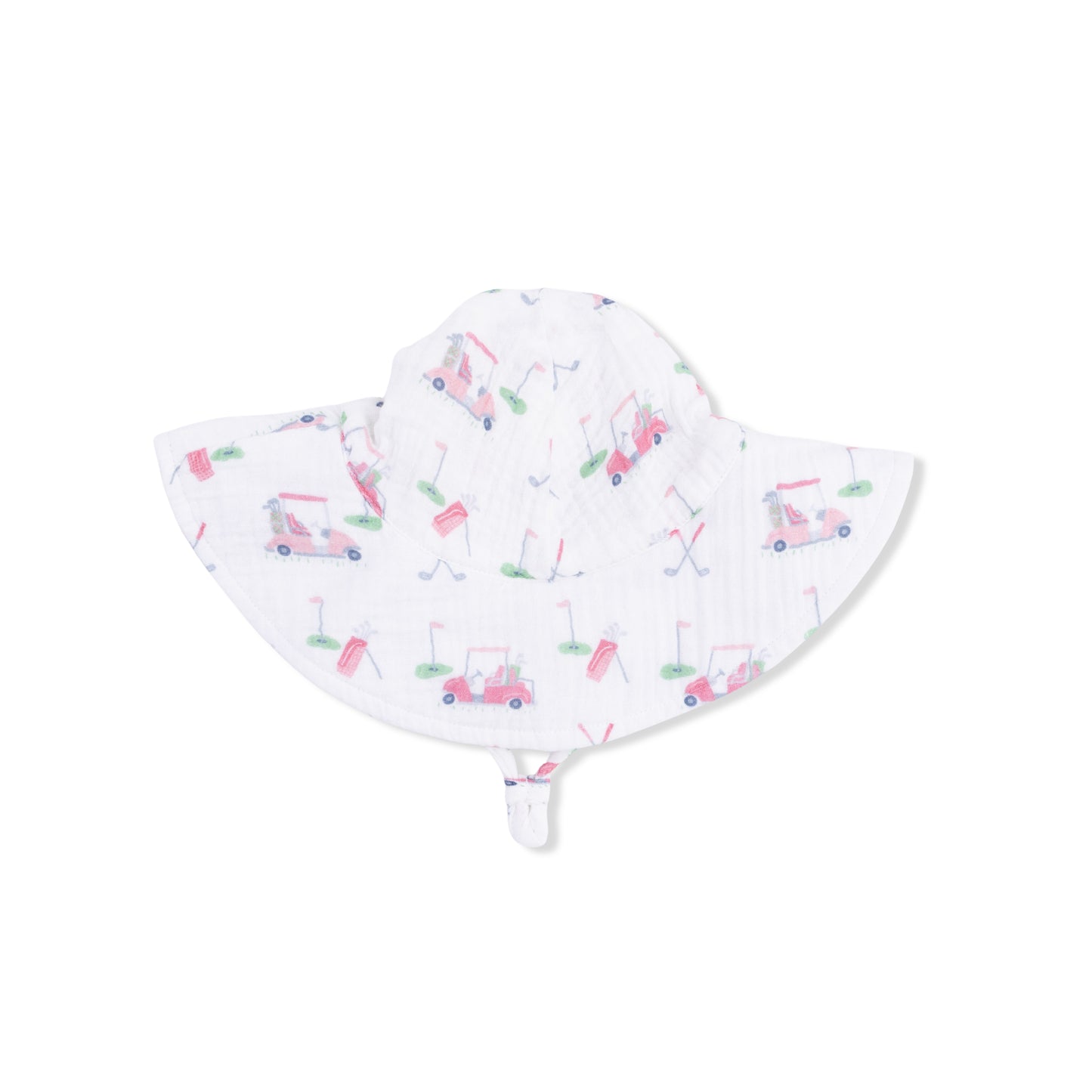 Baby Golf Carts Pink - Wide Brim Sun Hat