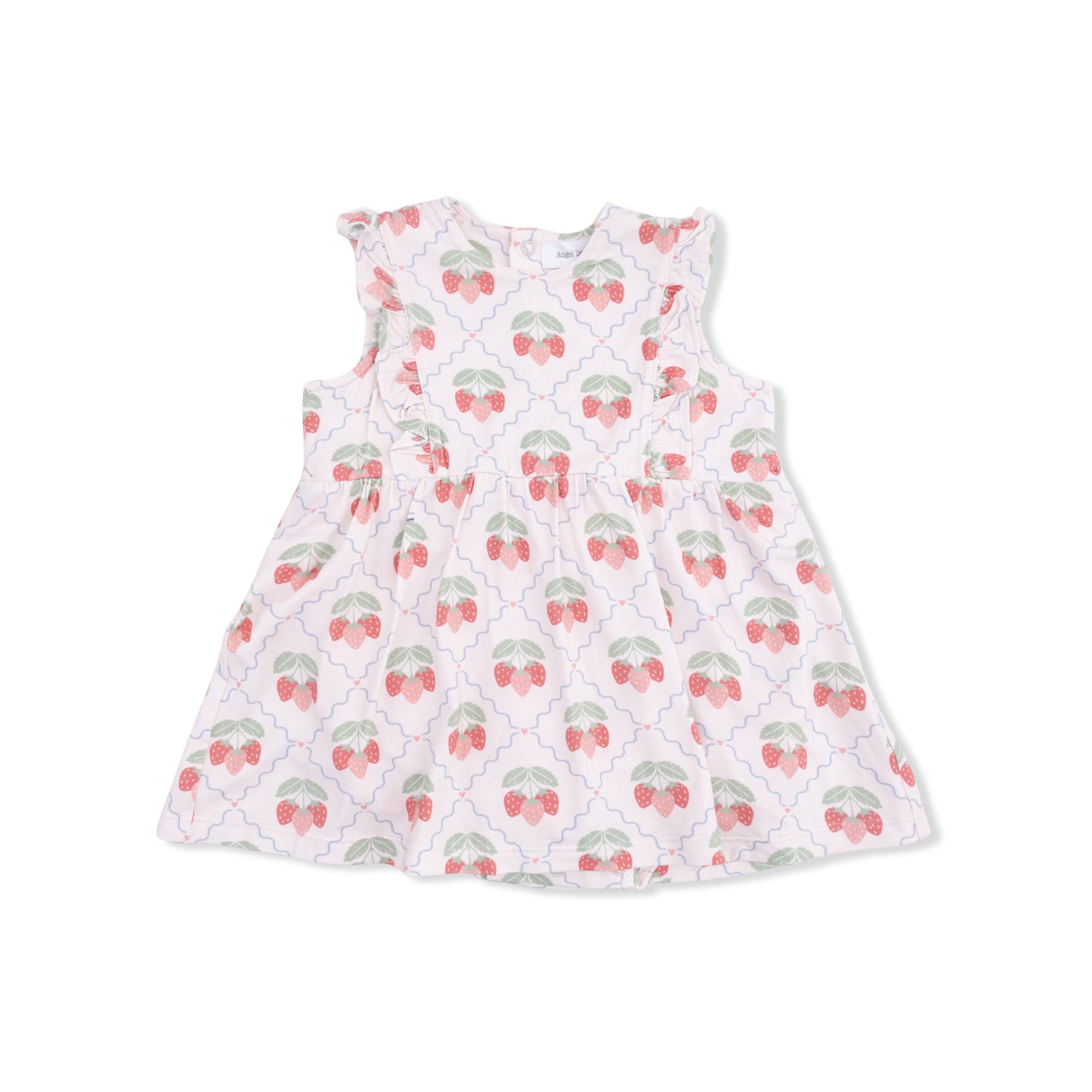 Sweet Strawberries - Ruffle Bodysuit Dress