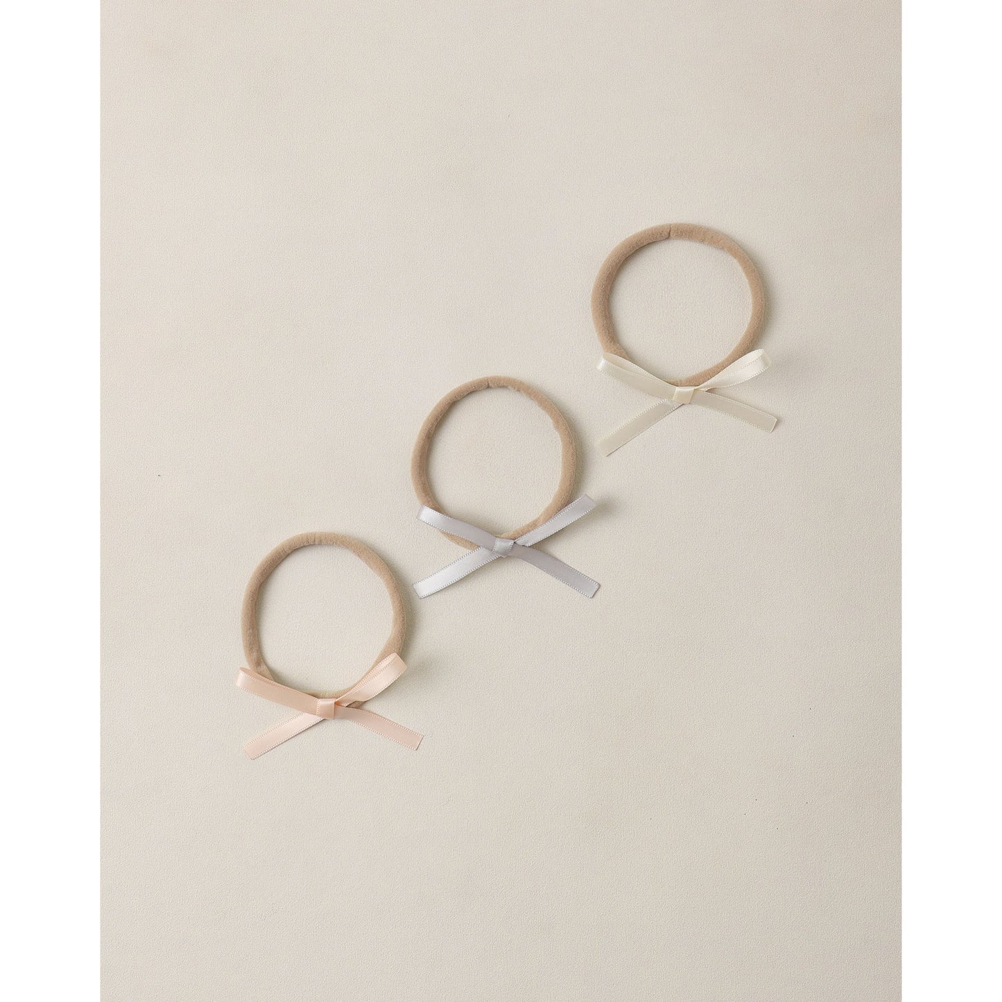BABY BOW HEADBANDS MIST PEARL-IVORY-MIST