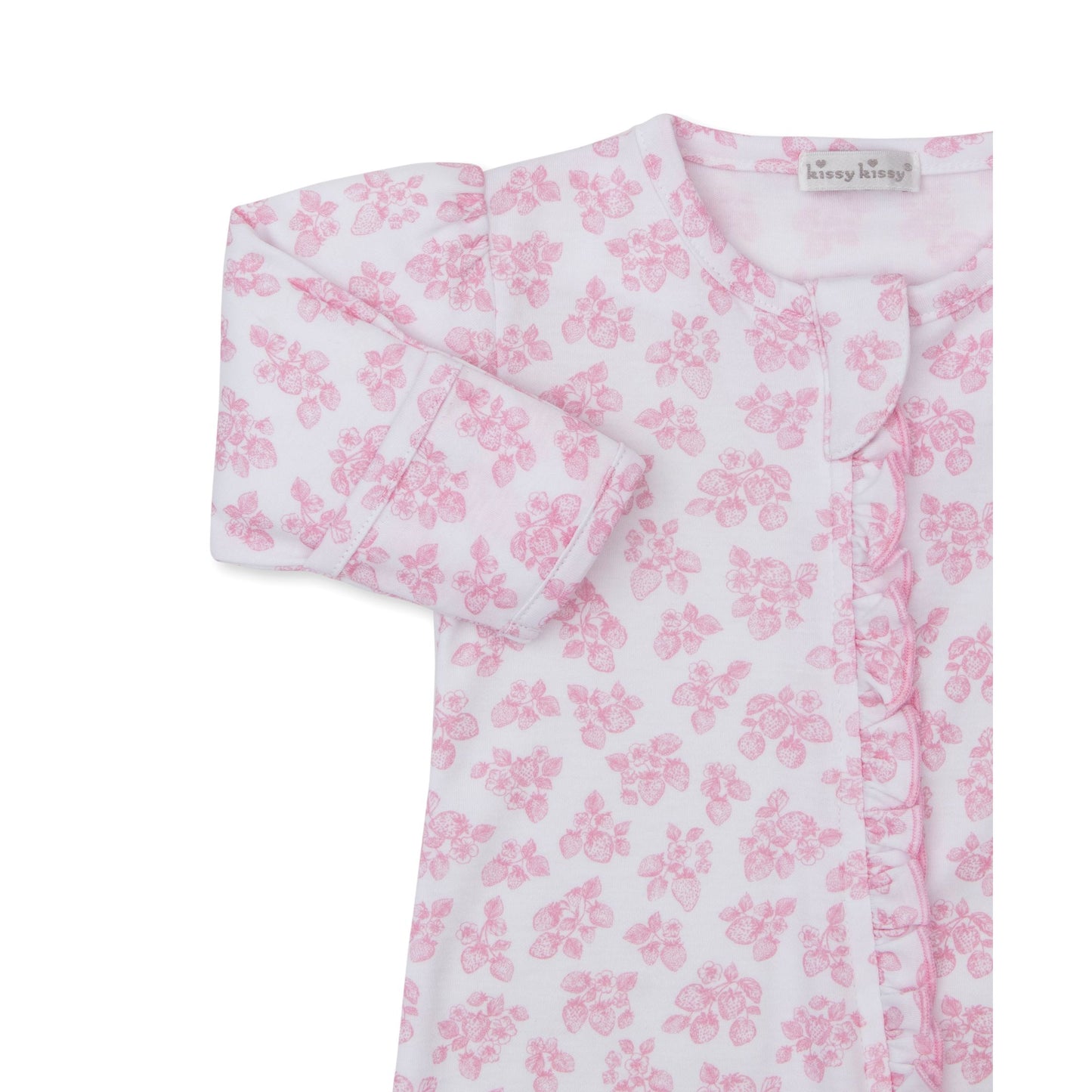 Footie w/Zip Simply Strawberries