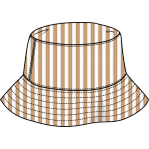 HAT KNIT-YELLOW GOLD
