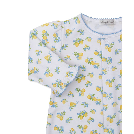 Lemon Blossoms Print Converter Gown