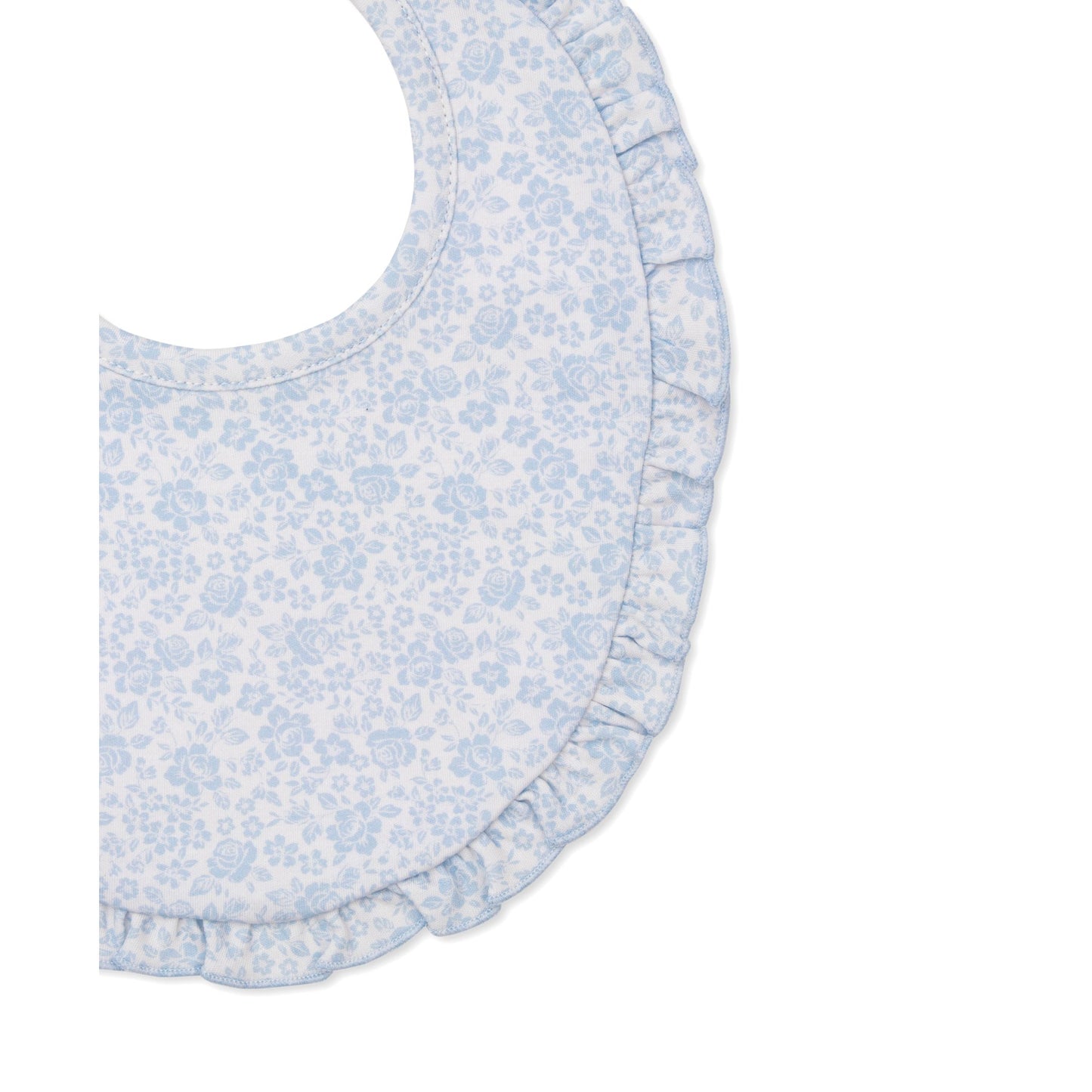 Country Gardens Print Bib Blue