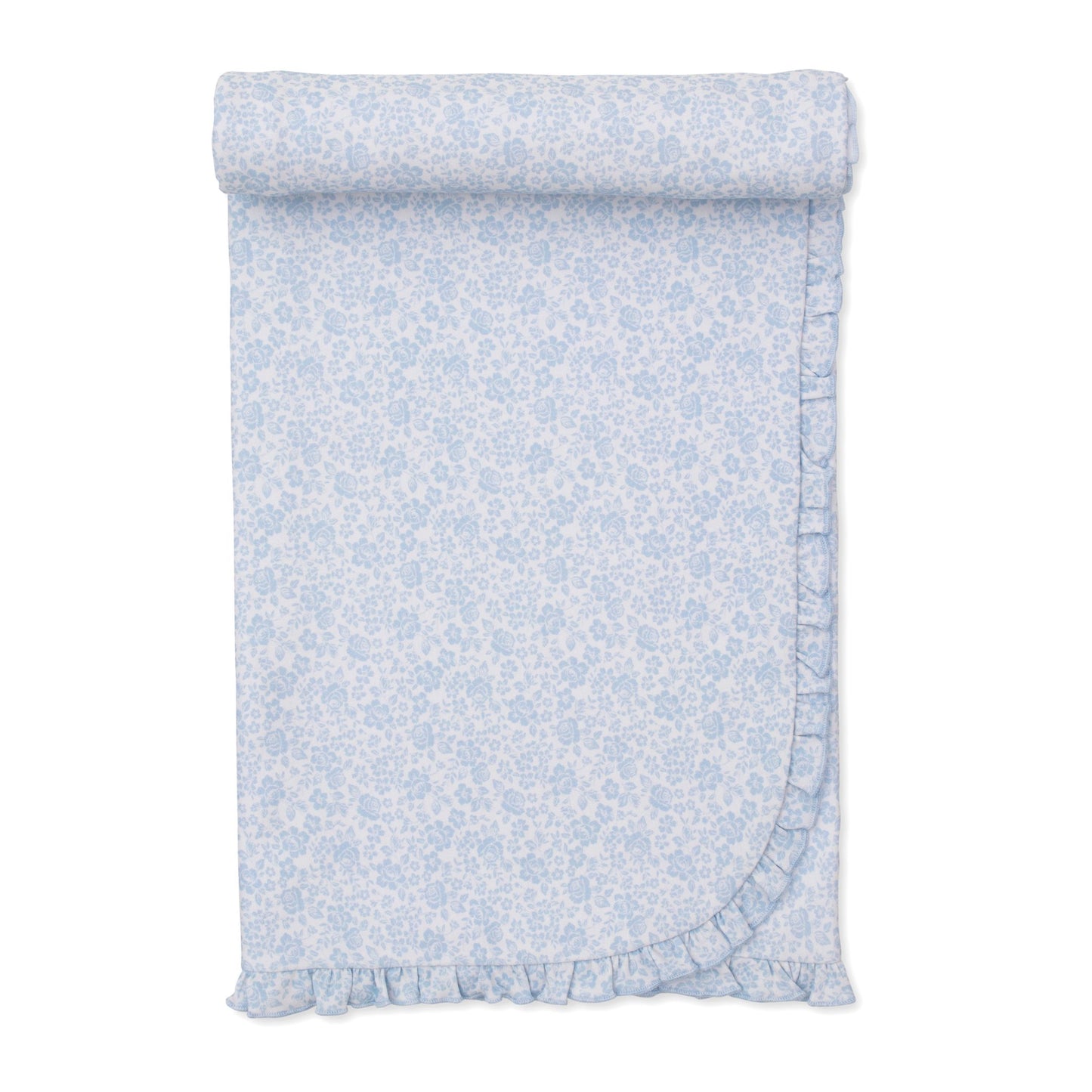 Country Gardens Blue Blanket
