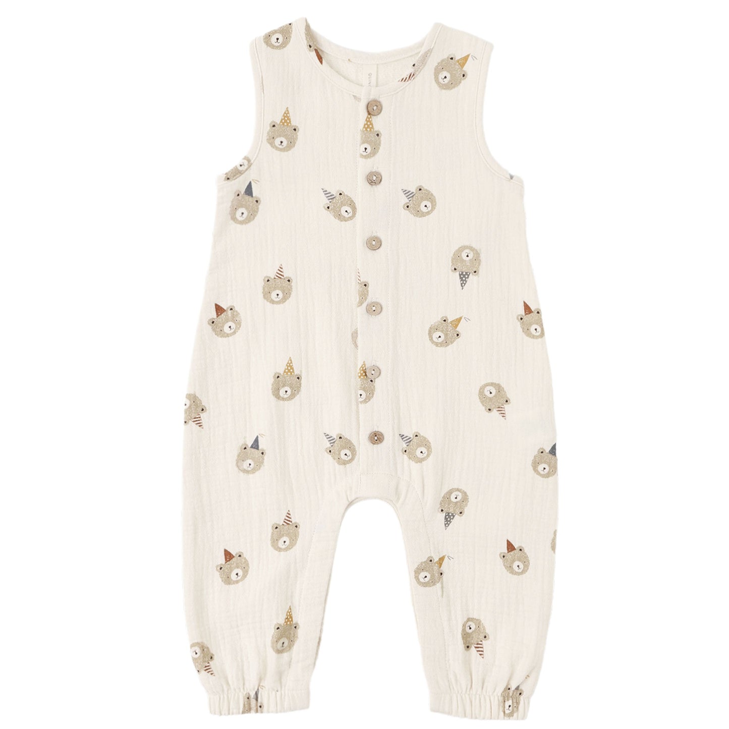 WOVEN JUMPSUIT PARTY BEARS